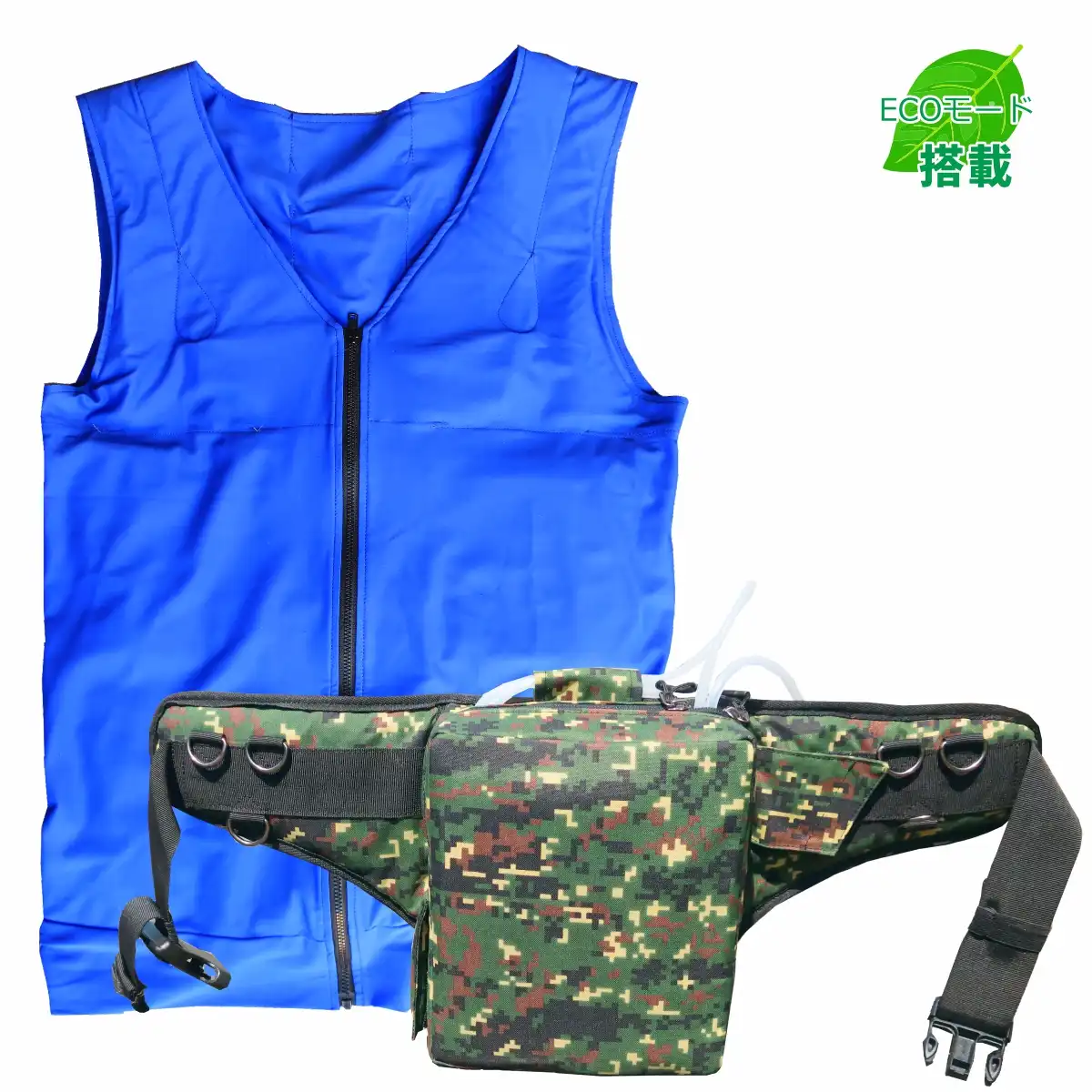 【371iEZ2】熱中症対策人間エアコンフルボディ冷却着衣ベスト型水冷服(下着)CoolArmor CA3 EZ2+CS371iシステムセット