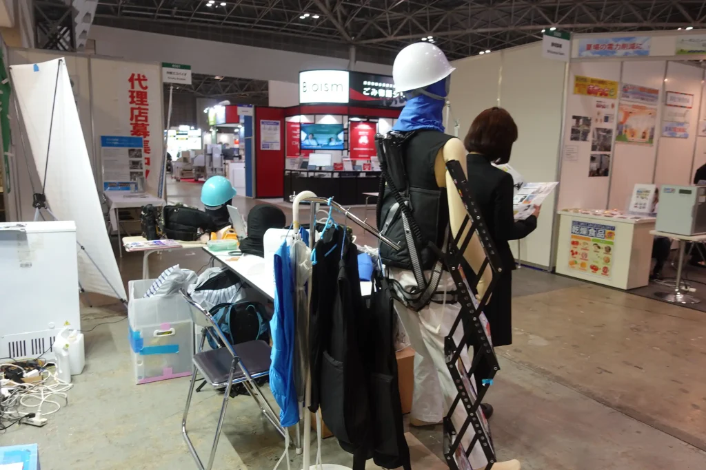 クールスマイルブース　2023年環境展・地球温暖化防止展　開催二日目の様子