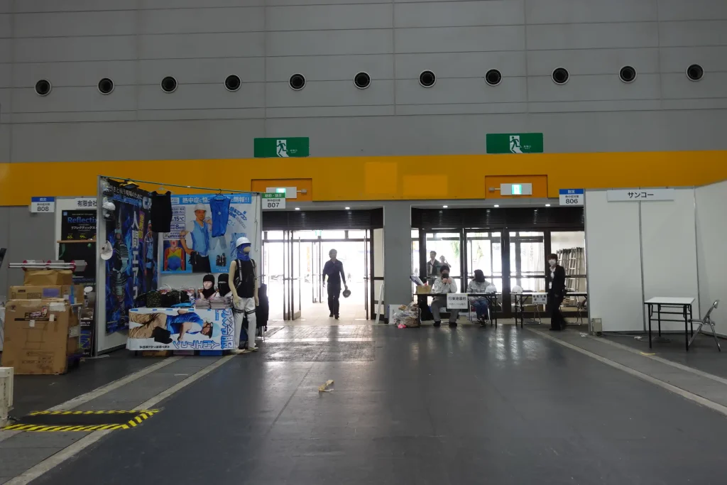 展示会場入り口すぐの好立地！