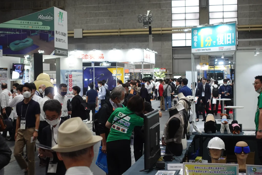 会場の様子　クールスマイルブース防災防犯総合展2023
