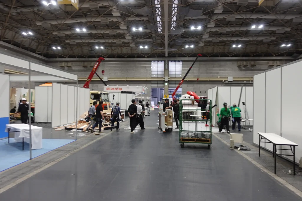クールスマイルブース防災防犯総合展2023撤収