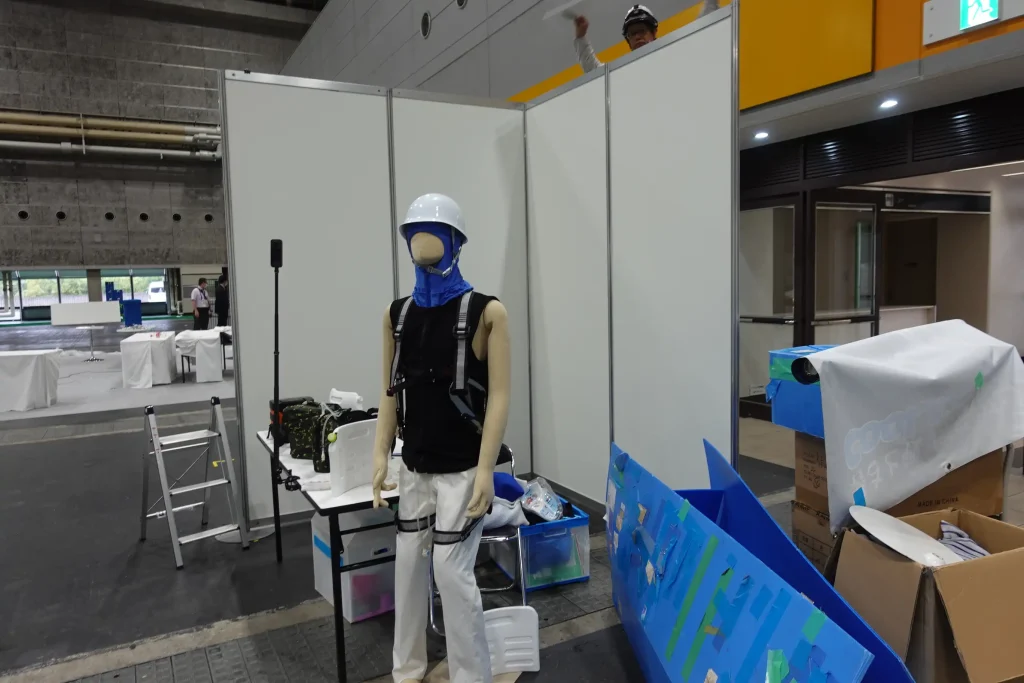 クールスマイルブース防災防犯総合展2023撤収