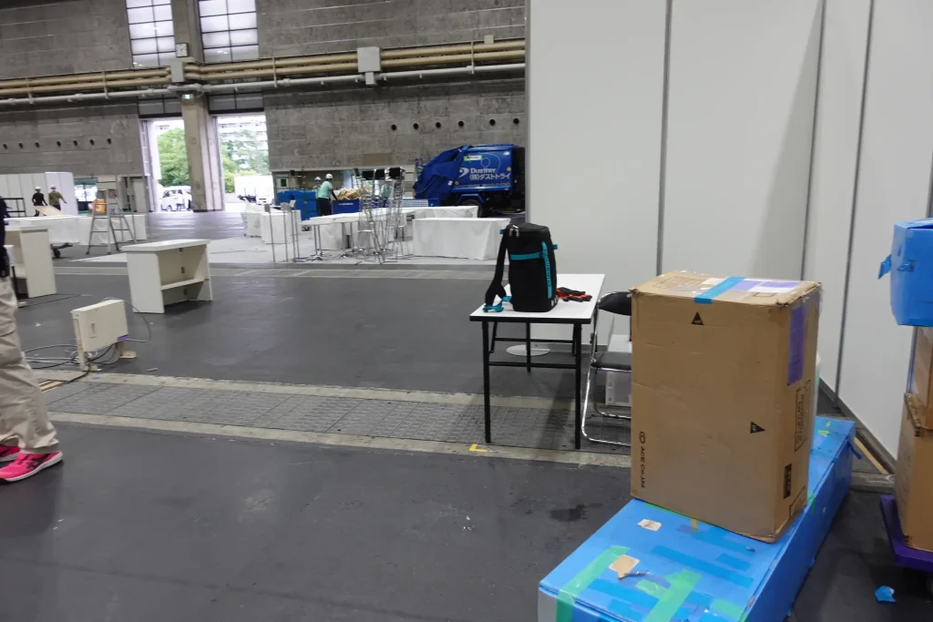 クールスマイルブース防災防犯総合展2023撤収