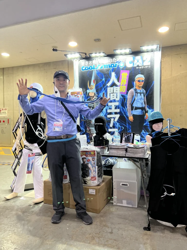 クールスマイルブース　2023年環境展・地球温暖化防止展　開催初日の様子
