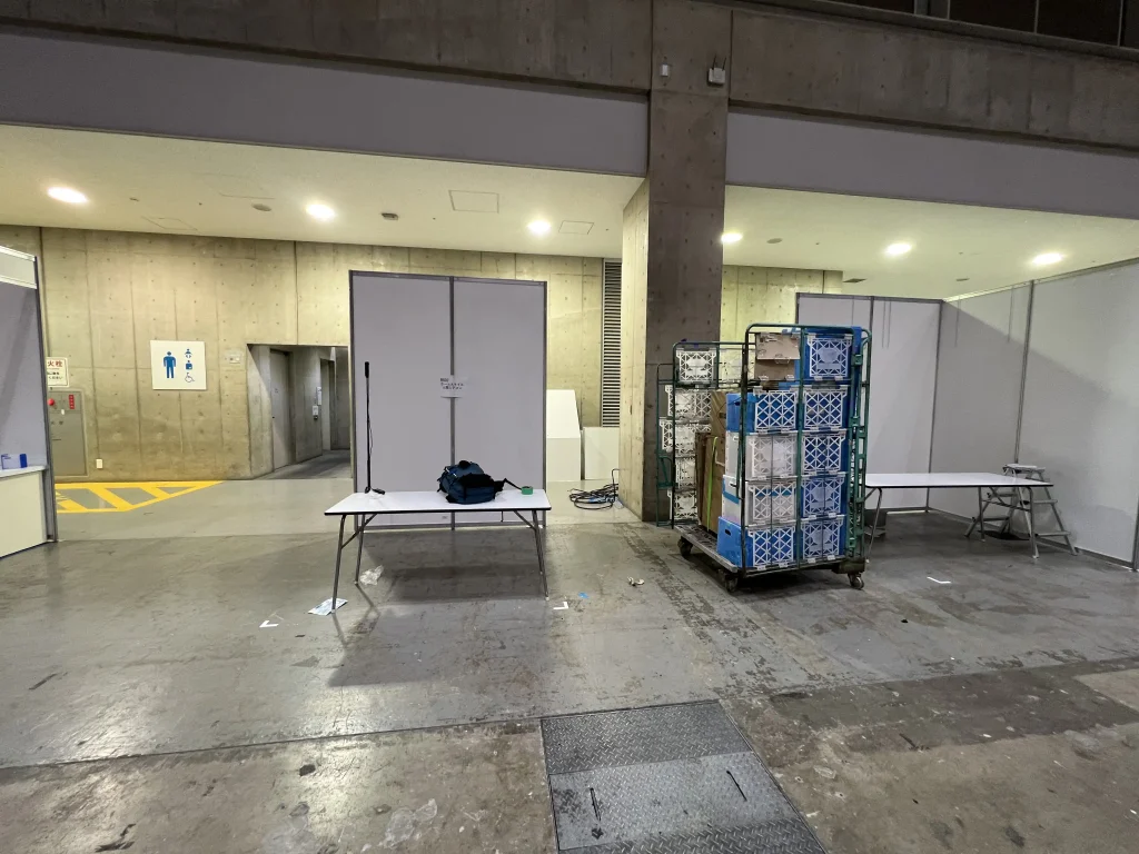 クールスマイルブース　2023年環境展・地球温暖化防止展　開催二日目の最終日の様子