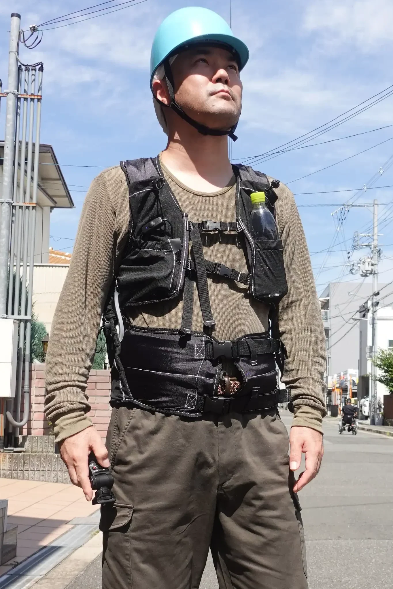 水冷服（面水冷服）人間エアコンA1のシルエット