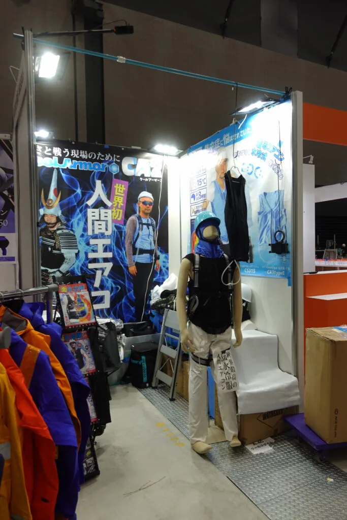 緑十字展2023でポートメッセなごや発上陸！人間エアコンK2、ヘルメットエアコンG２、人間エアコンA1紹介・体験会レポート