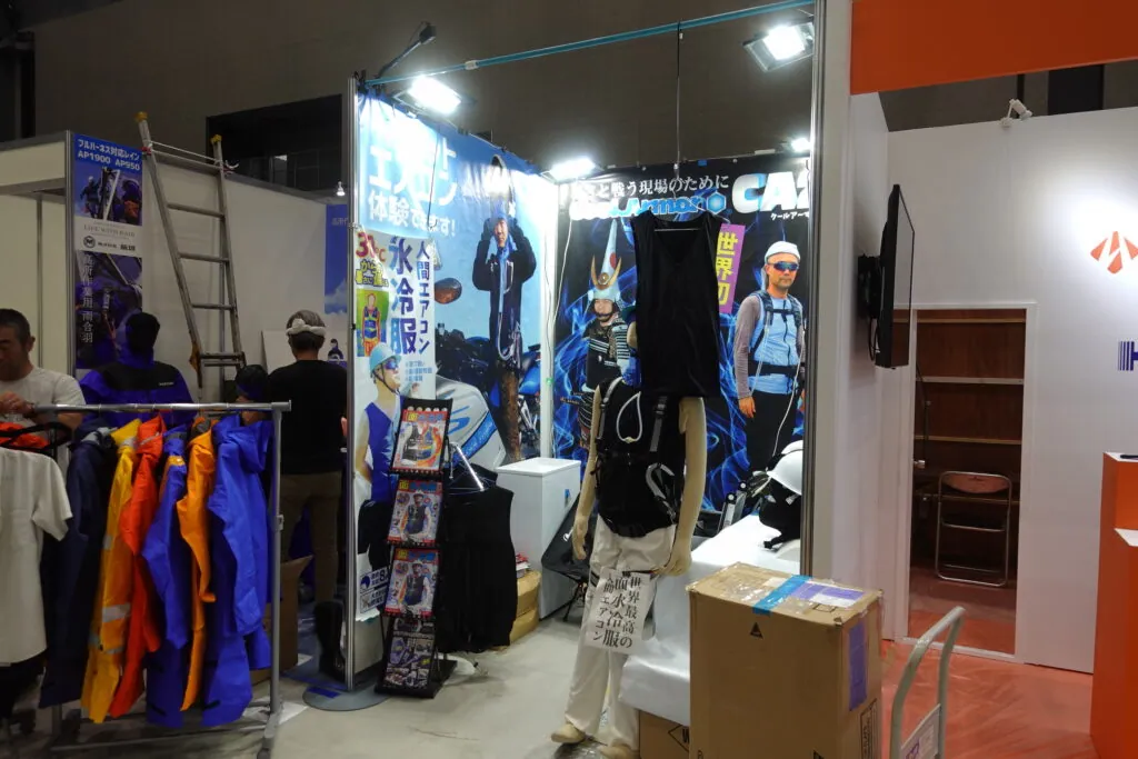緑十字展2023でポートメッセなごや発上陸！人間エアコンK2、ヘルメットエアコンG２、人間エアコンA1紹介・体験会レポート