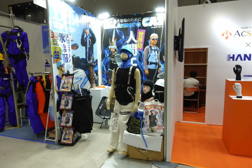 緑十字展2023でポートメッセなごや発上陸！人間エアコンK2、ヘルメットエアコンG２、人間エアコンA1紹介・体験会レポート