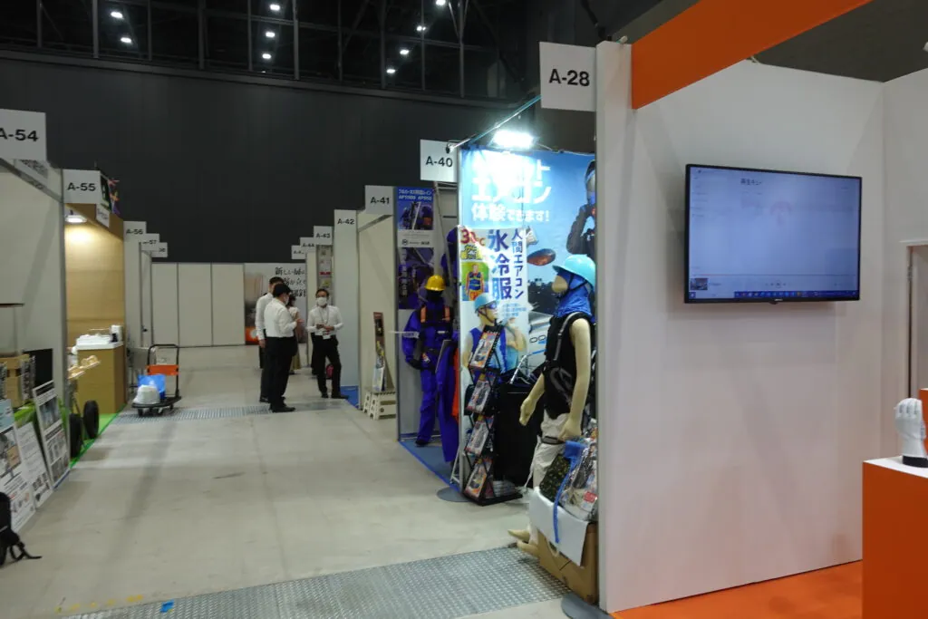 緑十字展2023でポートメッセなごや発上陸！人間エアコンK2、ヘルメットエアコンG２、人間エアコンA1紹介・体験会レポート