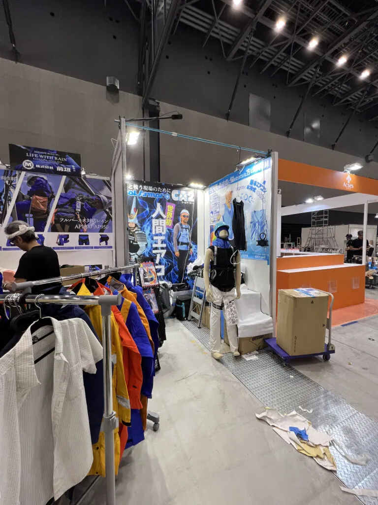 緑十字展2023でポートメッセなごや発上陸！人間エアコンK2、ヘルメットエアコンG２、人間エアコンA1紹介・体験会レポート