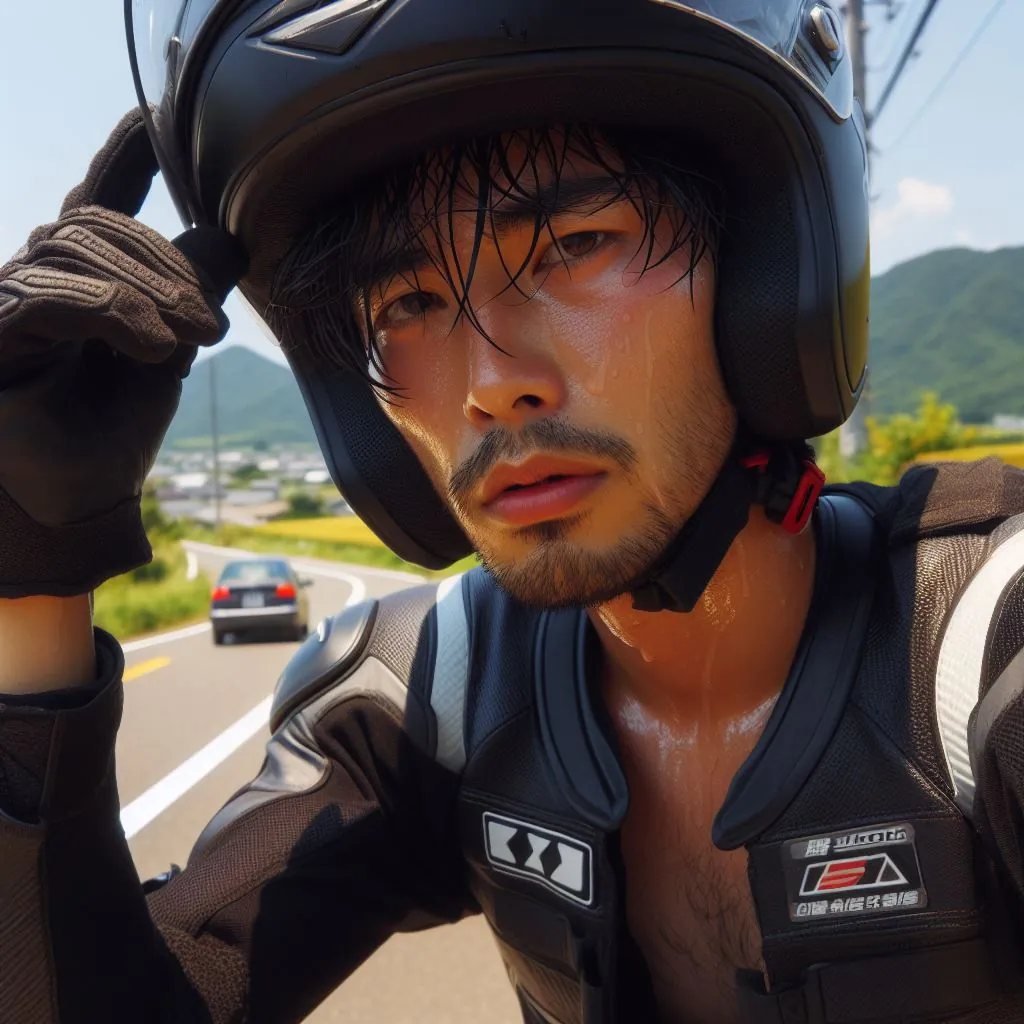 ツーリングライダーの熱中症対策