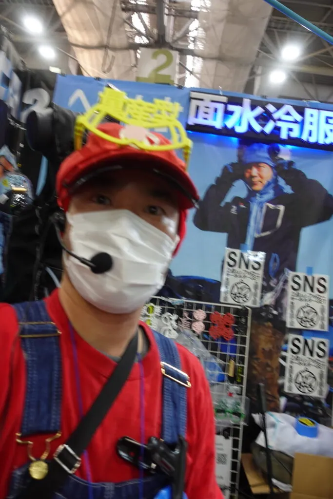 大阪モーターサイクルショー2024面水冷服人間エアコン展示レビュー