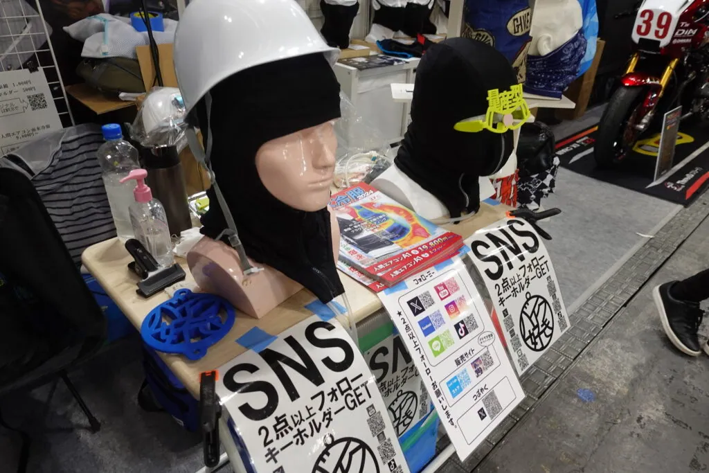 大阪モーターサイクルショー2024面水冷服人間エアコン展示レビュー