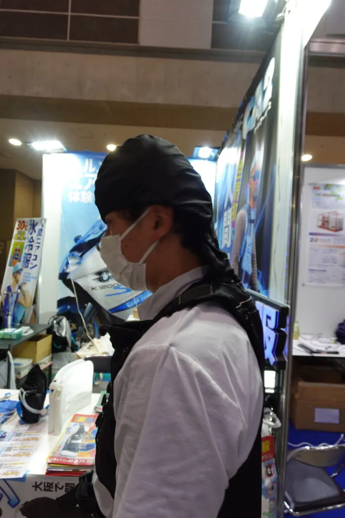 人間エアコン面水冷服A２が関東上陸！環境展・地球温暖化防止展レポート