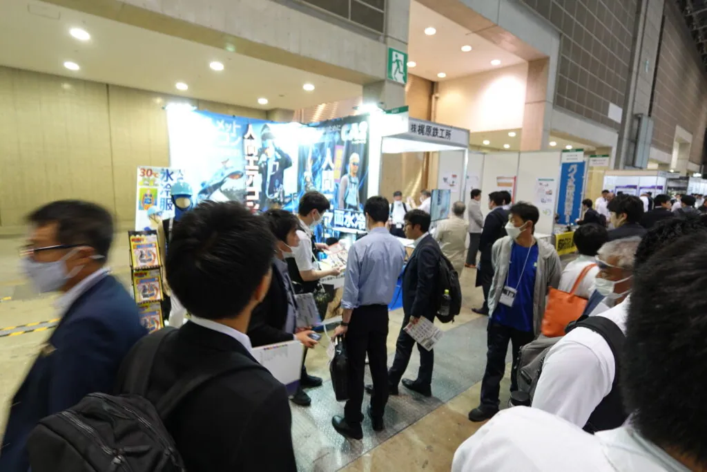 人間エアコン面水冷服A２が関東上陸！環境展・地球温暖化防止展レポート
