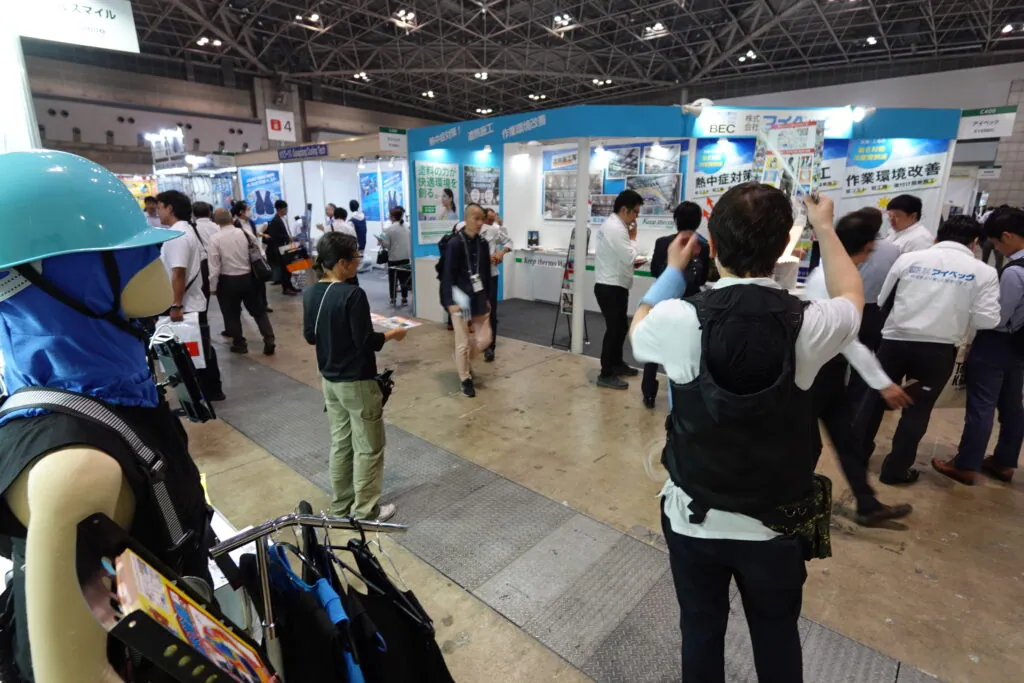 人間エアコン面水冷服A２が関東上陸！環境展・地球温暖化防止展レポート