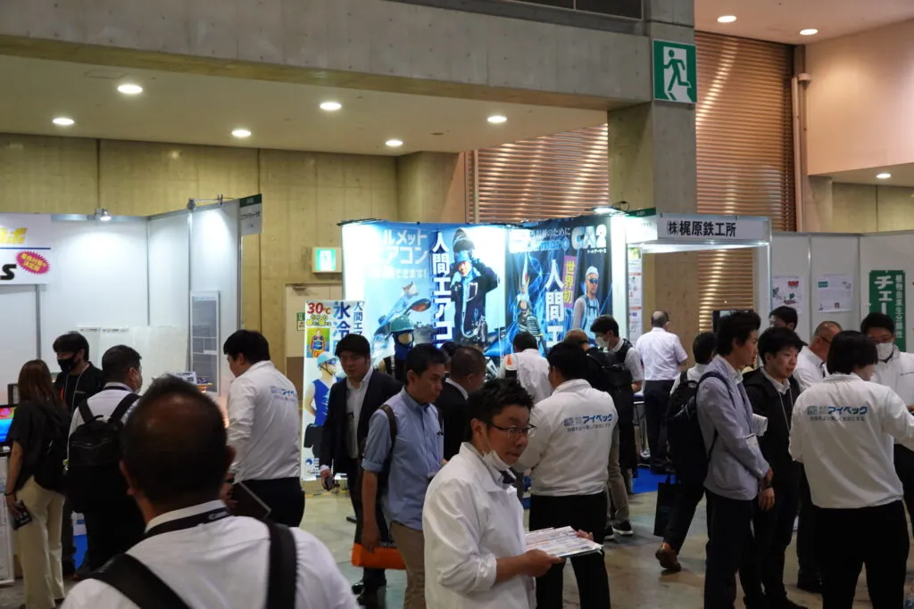 人間エアコン面水冷服A２が関東上陸！環境展・地球温暖化防止展レポート