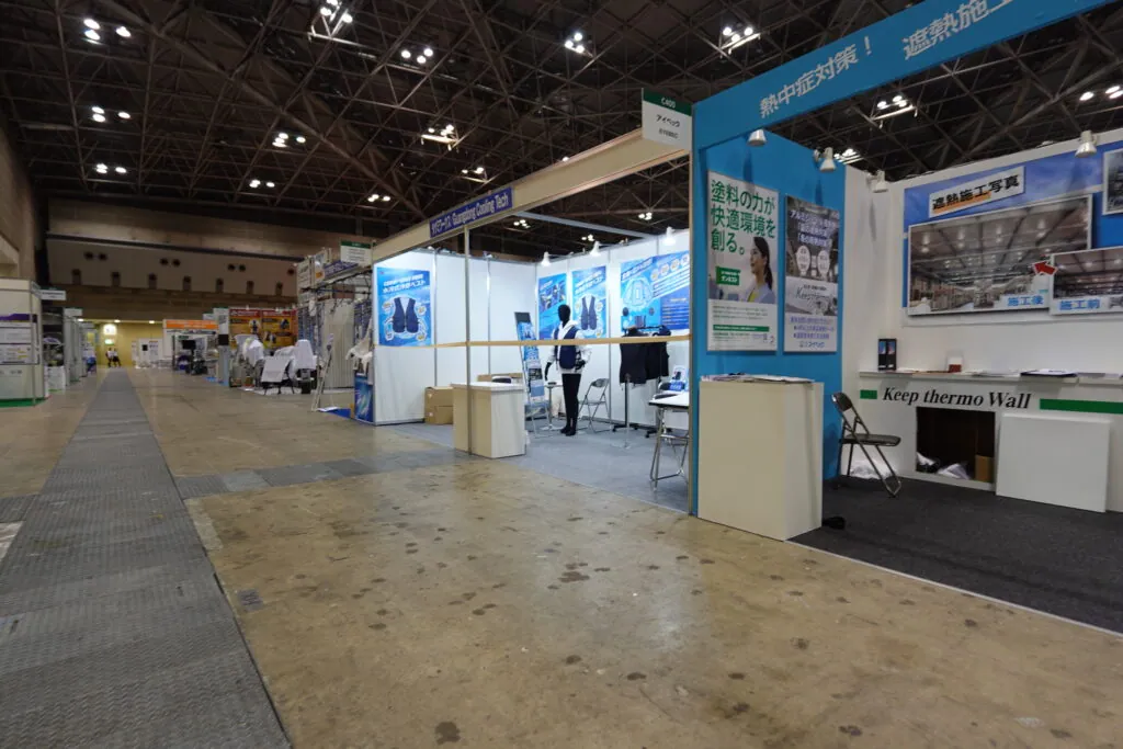 人間エアコン面水冷服A２が関東上陸！環境展・地球温暖化防止展レポート
