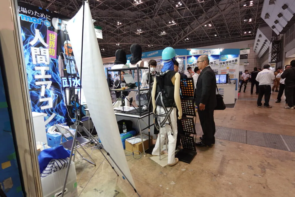 人間エアコン面水冷服A２が関東上陸！環境展・地球温暖化防止展レポート