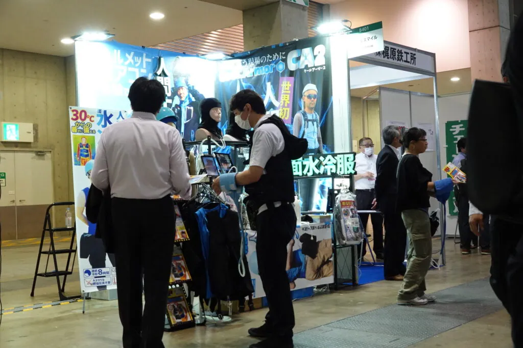 人間エアコン面水冷服A２が関東上陸！環境展・地球温暖化防止展レポート