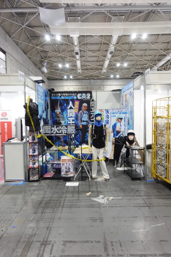 人間エアコン面水冷服A2登場で2024国際ウエルディングショーレポート
