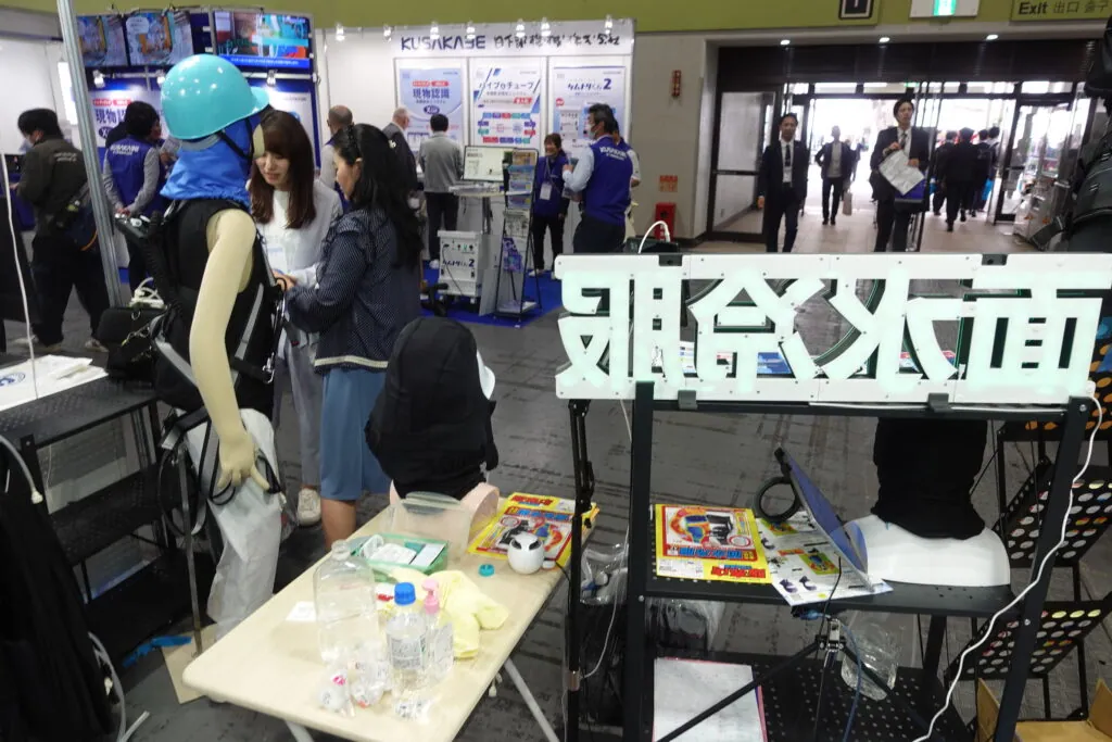 人間エアコン面水冷服A2登場で2024国際ウエルディングショーレポート