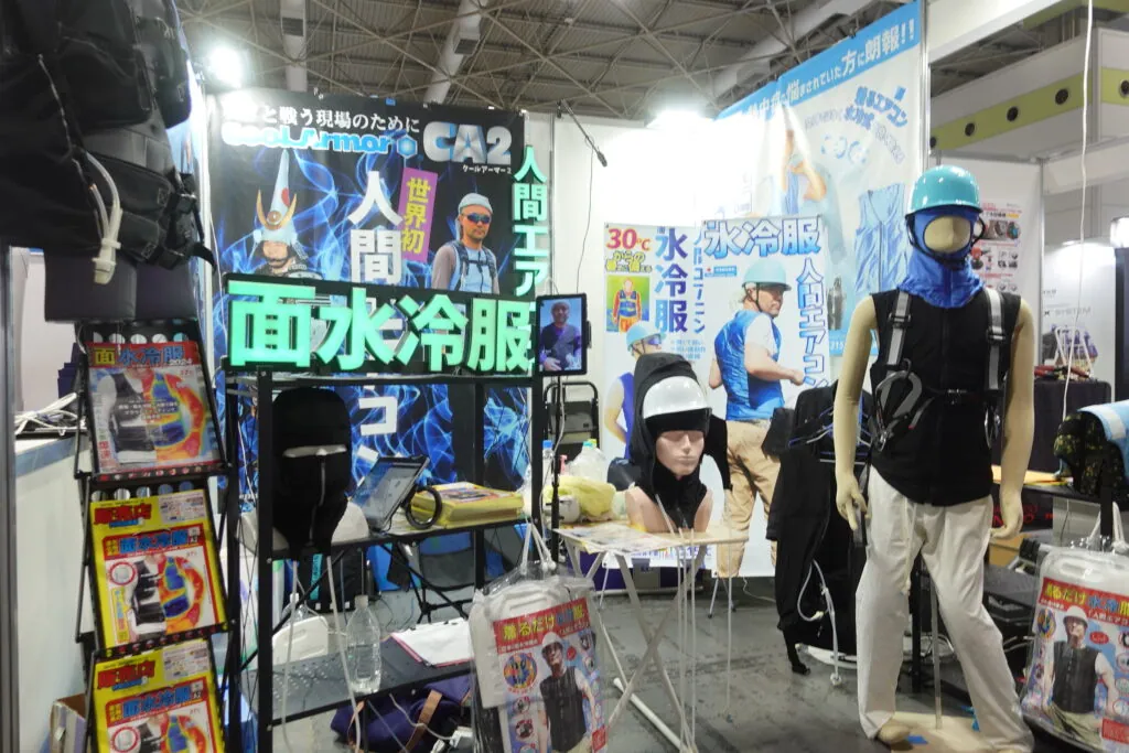 人間エアコン面水冷服A2登場で2024国際ウエルディングショーレポート