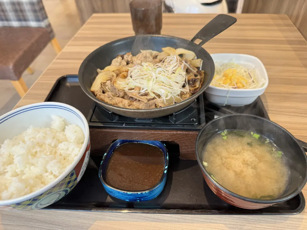 吉野家の牛焼肉