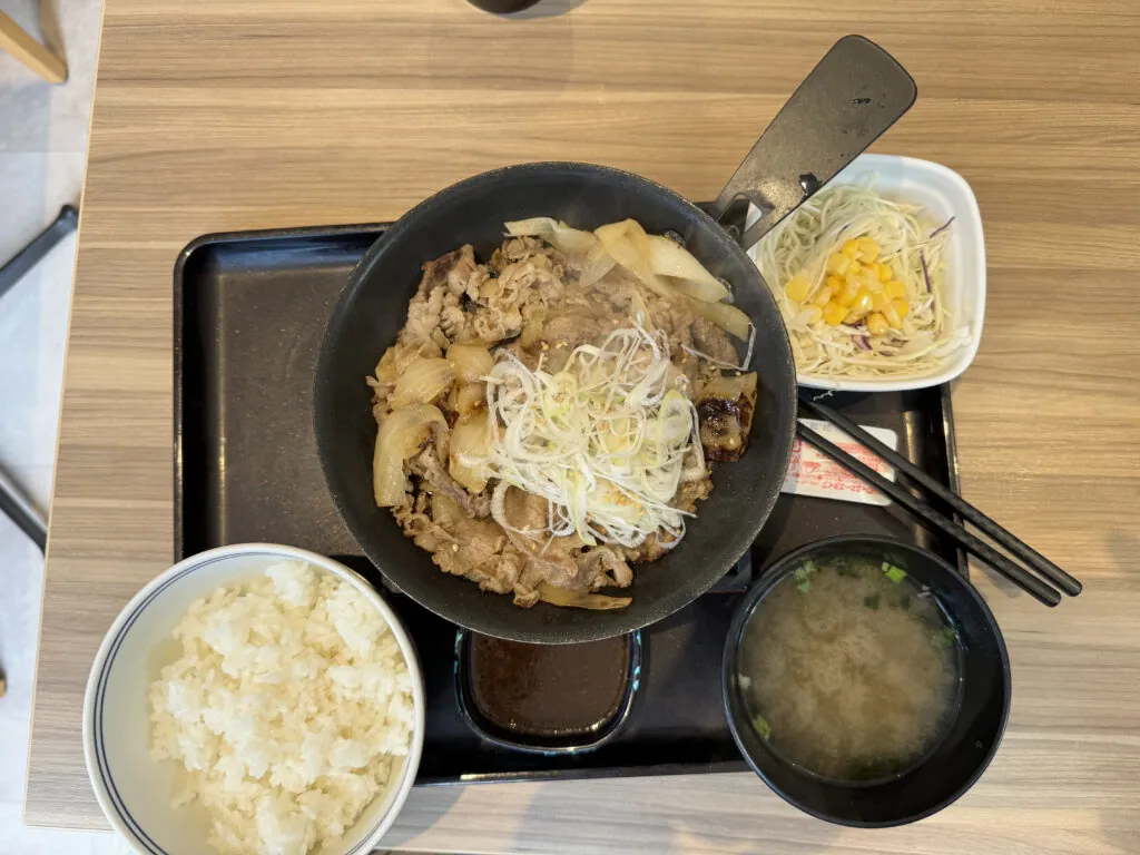 吉野家の牛焼肉