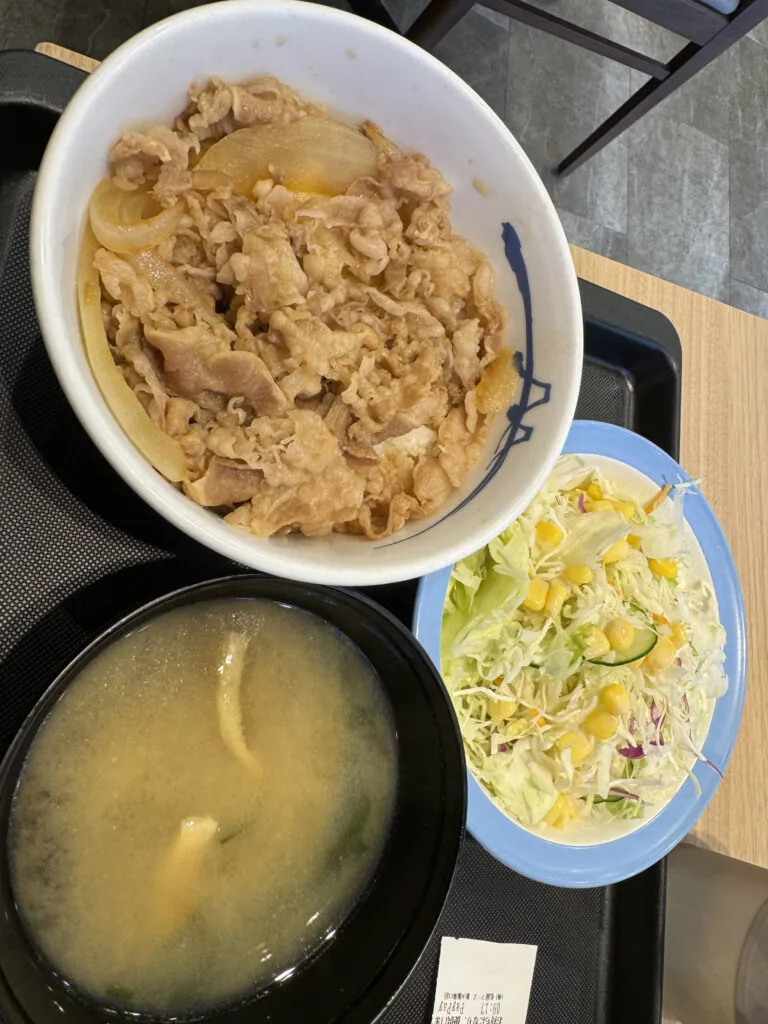 すき家の牛丼