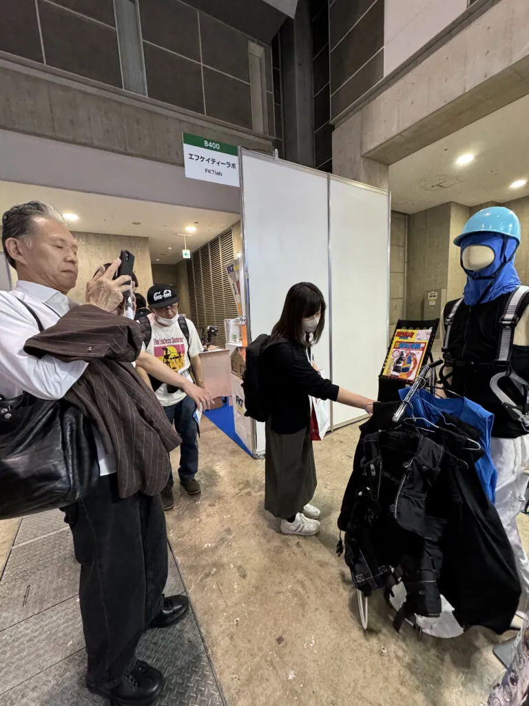人間エアコン面水冷服A２が関東上陸！環境展・地球温暖化防止展レポート