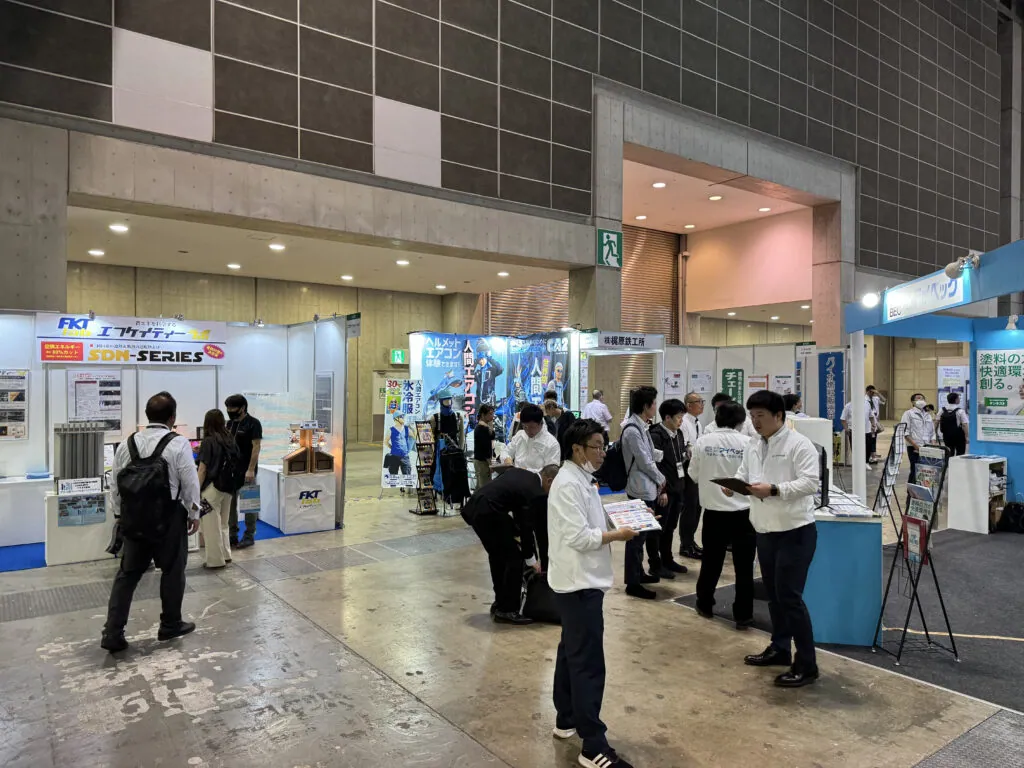 人間エアコン面水冷服A２が関東上陸！環境展・地球温暖化防止展レポート