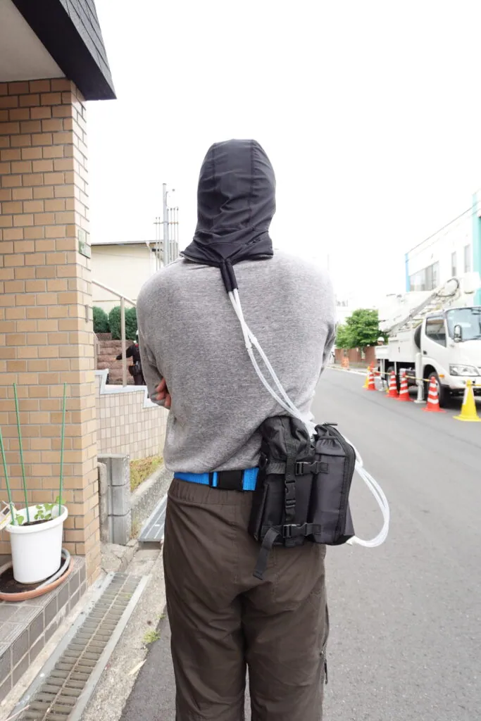 【画期的】頭部の連続冷却ヘルメットエアコンG3（フード）熱中症対策の決定版