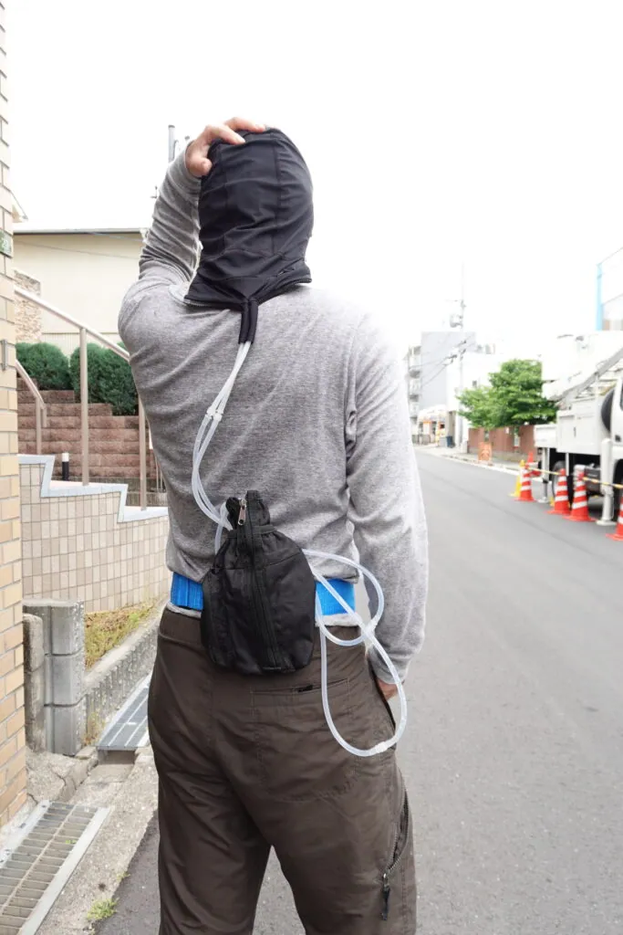 【画期的】頭部の連続冷却ヘルメットエアコンG3（フード）熱中症対策の決定版