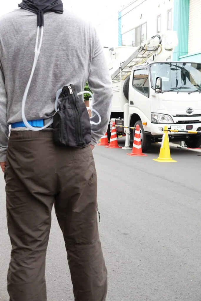 【画期的】頭部の連続冷却ヘルメットエアコンG3（フード）熱中症対策の決定版