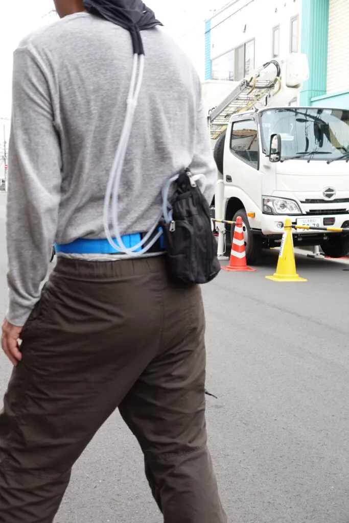 【画期的】頭部の連続冷却ヘルメットエアコンG3（フード）熱中症対策の決定版