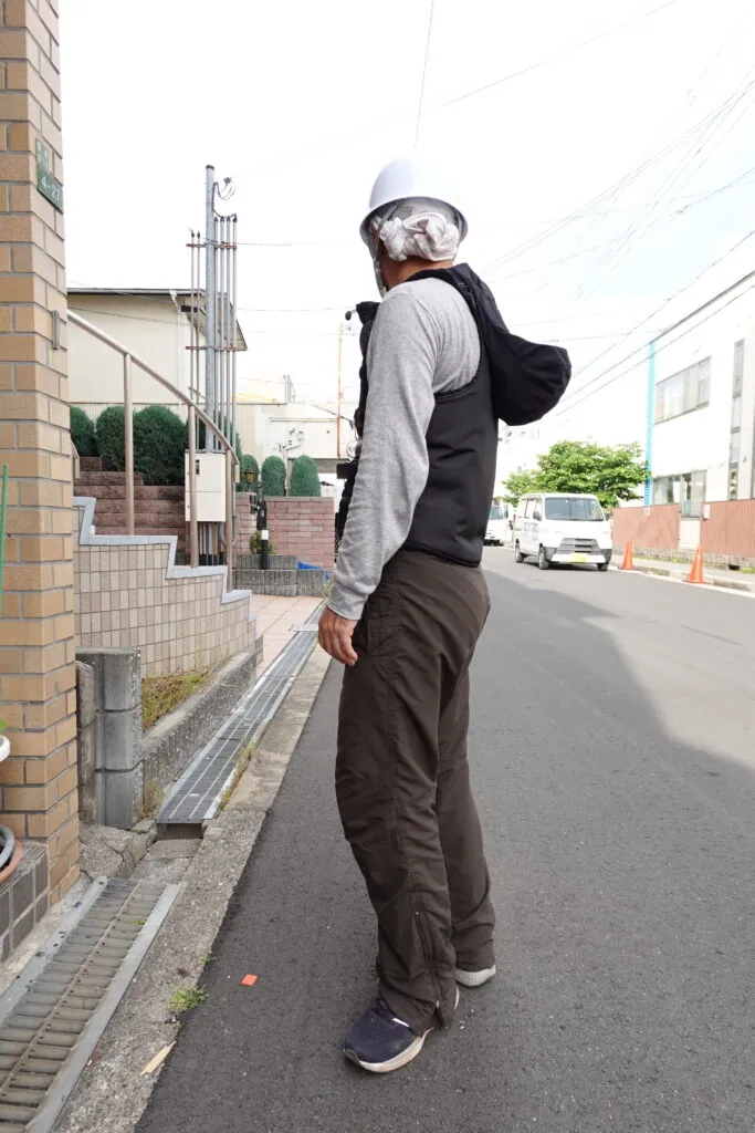 【画期的】頭部の連続冷却ヘルメットエアコンG3（フード）熱中症対策の決定版