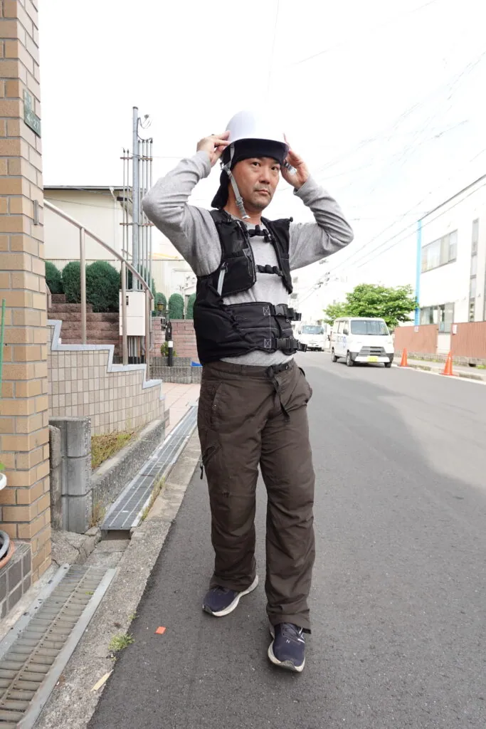 【画期的】頭部の連続冷却ヘルメットエアコンG3（フード）熱中症対策の決定版