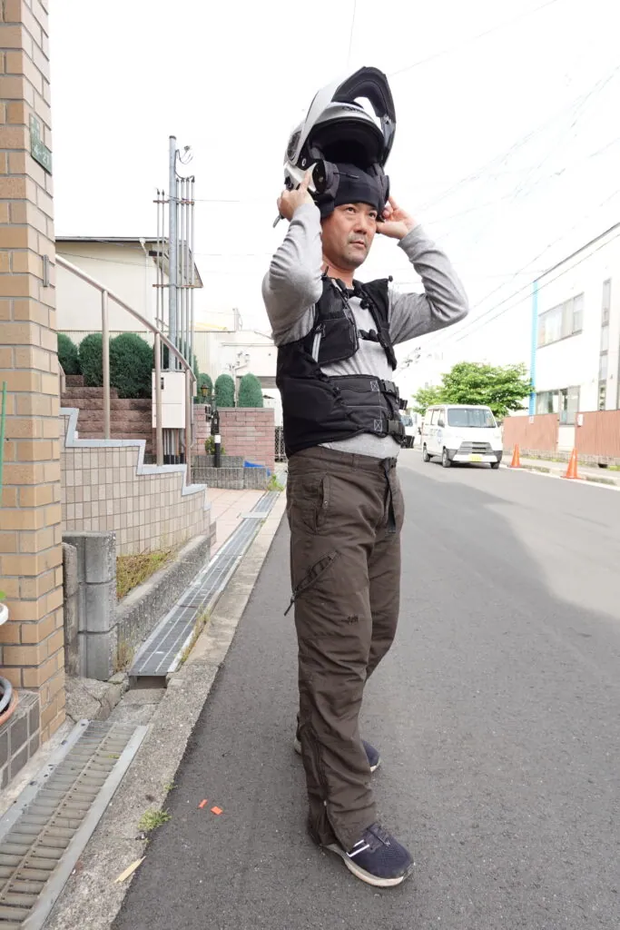 【画期的】頭部の連続冷却ヘルメットエアコンG3（フード）熱中症対策の決定版