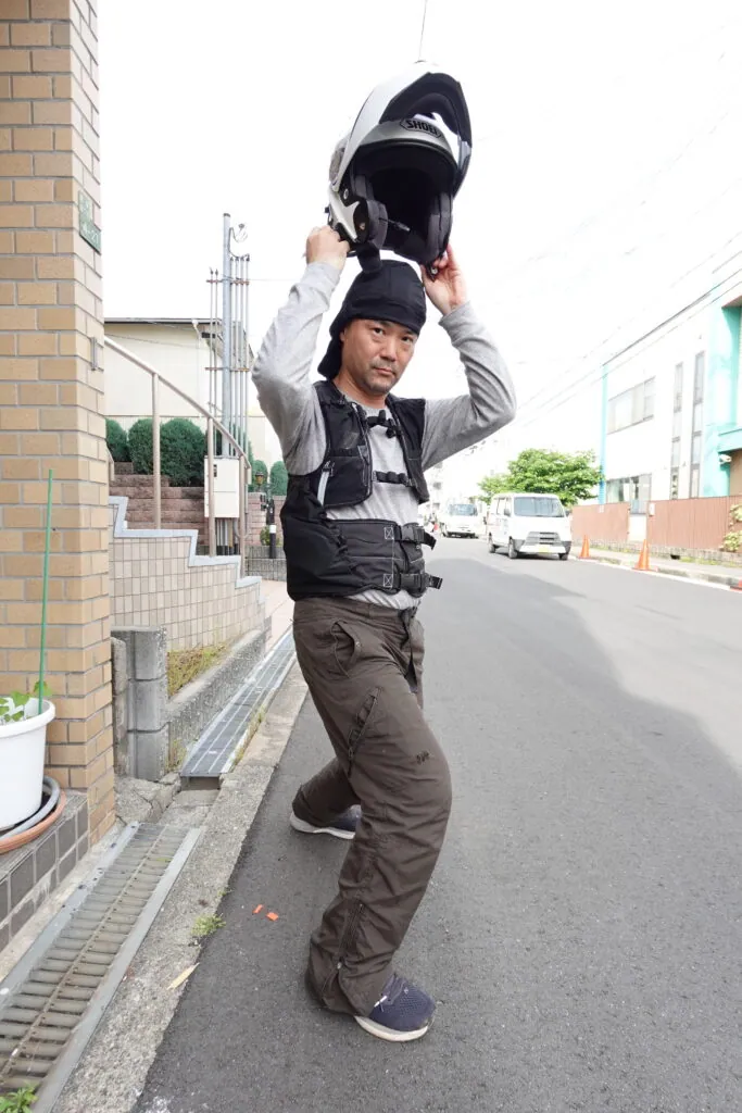 【画期的】頭部の連続冷却ヘルメットエアコンG3（フード）熱中症対策の決定版