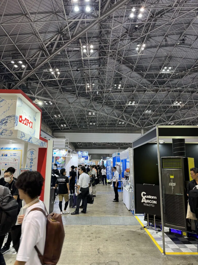 猛暑対策展2024レポート・人間エアコン面水冷服A2が大好評で幕を開けた