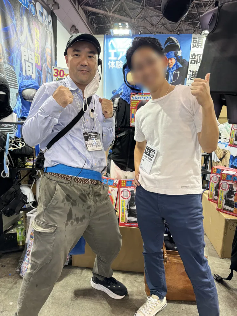 猛暑対策展2024レポート・人間エアコン面水冷服A2が大好評で幕を開けた
