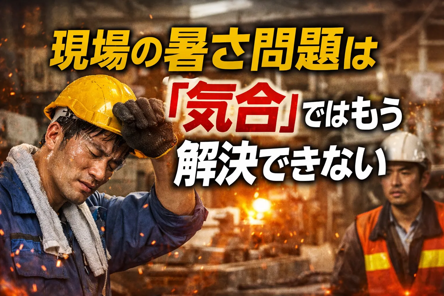 【簡単チェック付き】現場の暑さ問題は「気合」ではもう解決できない問題