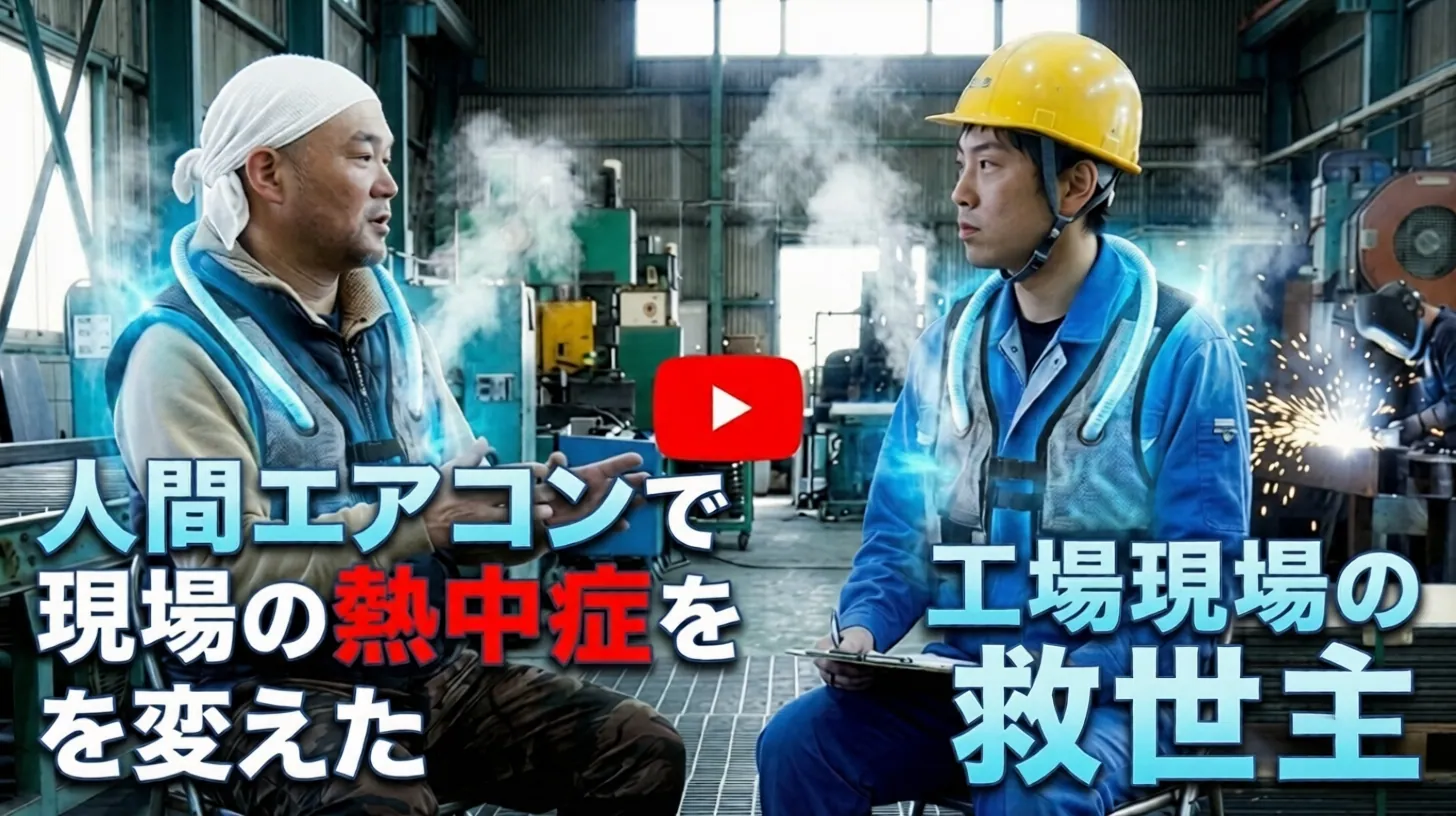 【2026年最新】空調服は40℃で限界？工場の安全責任者が語る熱中症対策の決定版「人間エアコン」の実力